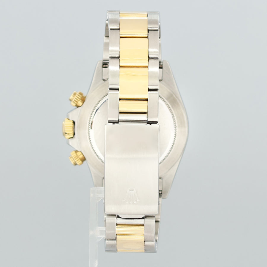 1989 Rolex Daytona 16523 Zenith Two Tone Yellow Gold White Stick Watch Box