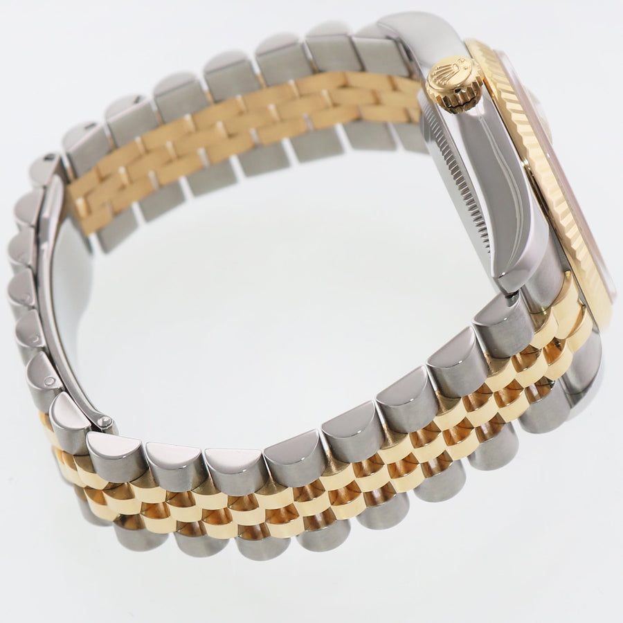 2009 MINT Rolex DateJust Jubilee Two Tone Gold Champagne Diamond 116233 Watch