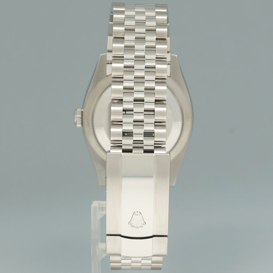 2020 MINT PAPERS Rolex DateJust White Roman 126234 Steel Jubilee White Gold Watch