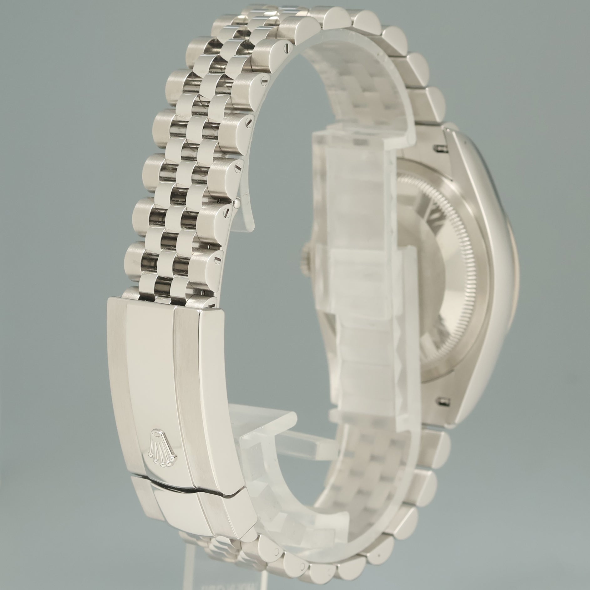 2020 MINT PAPERS Rolex DateJust White Roman 126234 Steel Jubilee White Gold Watch