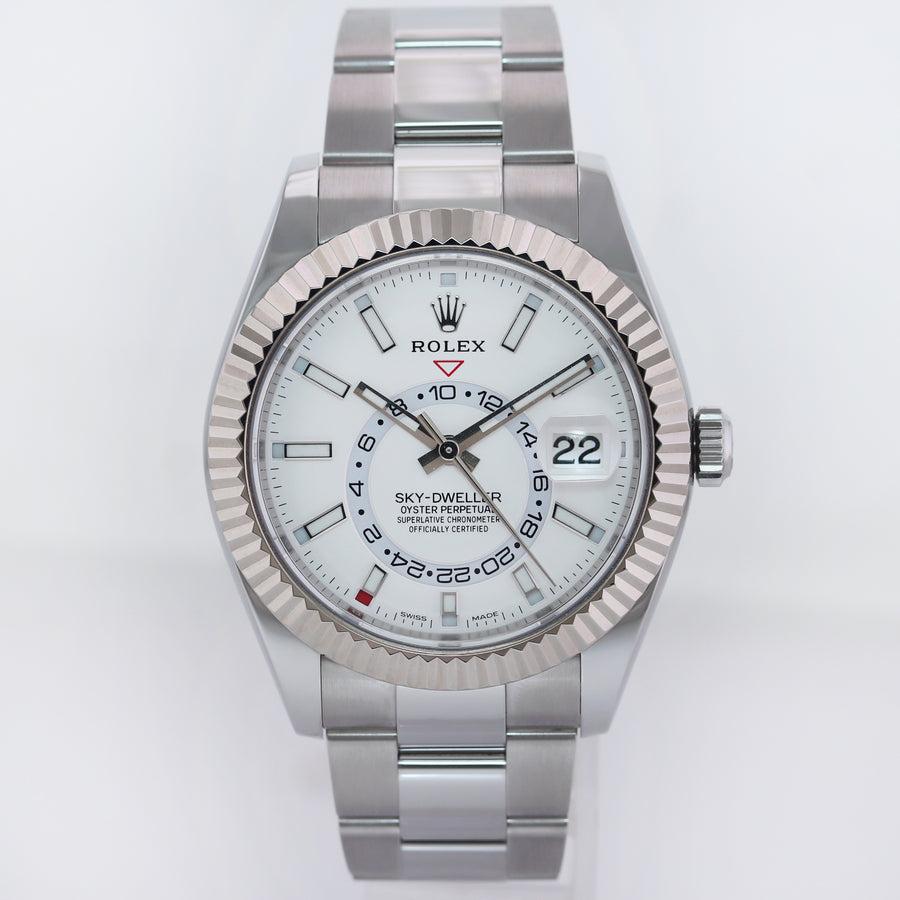MINT PAPERS Rolex White Sky-Dweller White Gold 42mm 326934 Watch Box