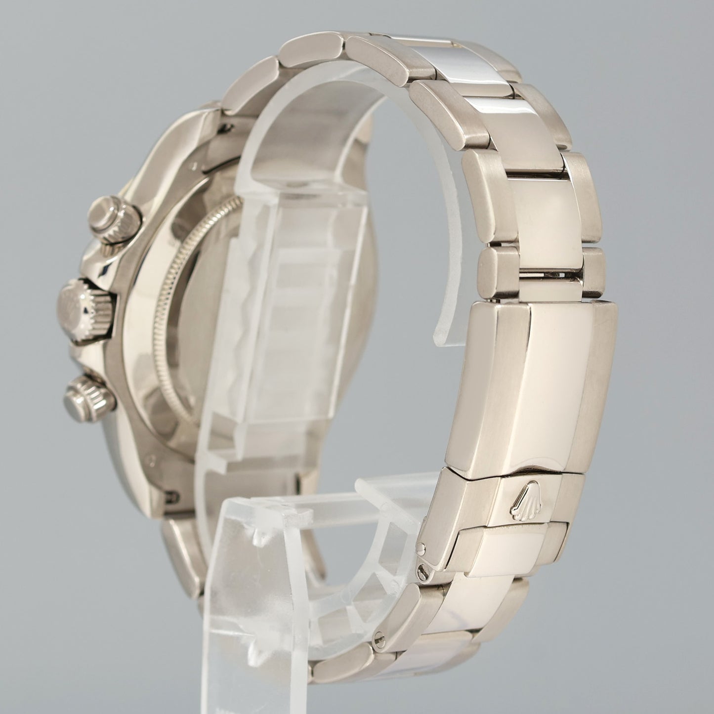 MINT Rolex Daytona Black Diamond Sapphire 116509 Cosmograph White Gold Watch