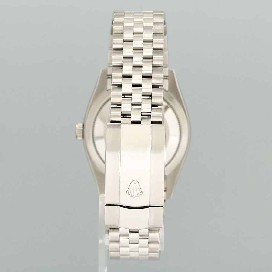 NEW PAPERS Rolex DateJust Jubilee 36mm 126284RBR Purple Roman Diamond Bezel Watch