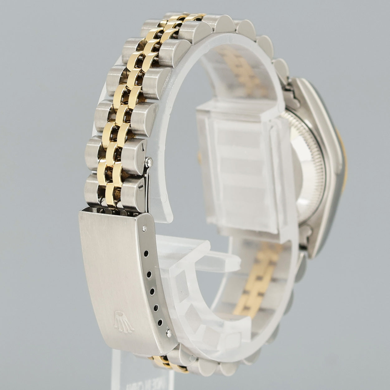 Ladies Rolex DateJust 26mm 69173 Blue Vignette Diamond Two Tone Gold Jubilee Watch