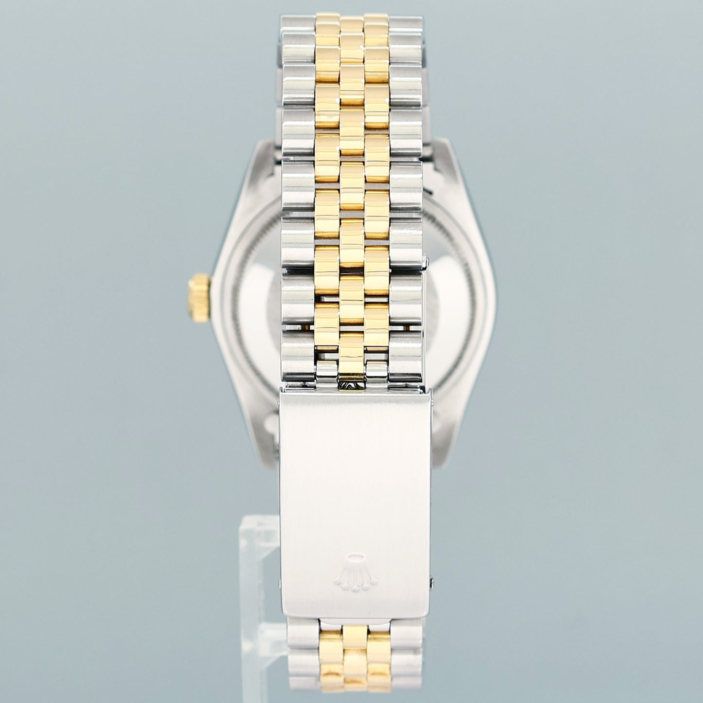 MINT Rolex Oyster Perpetual Date Two Tone Gold Champagne Jubilee Watch 1500 1505