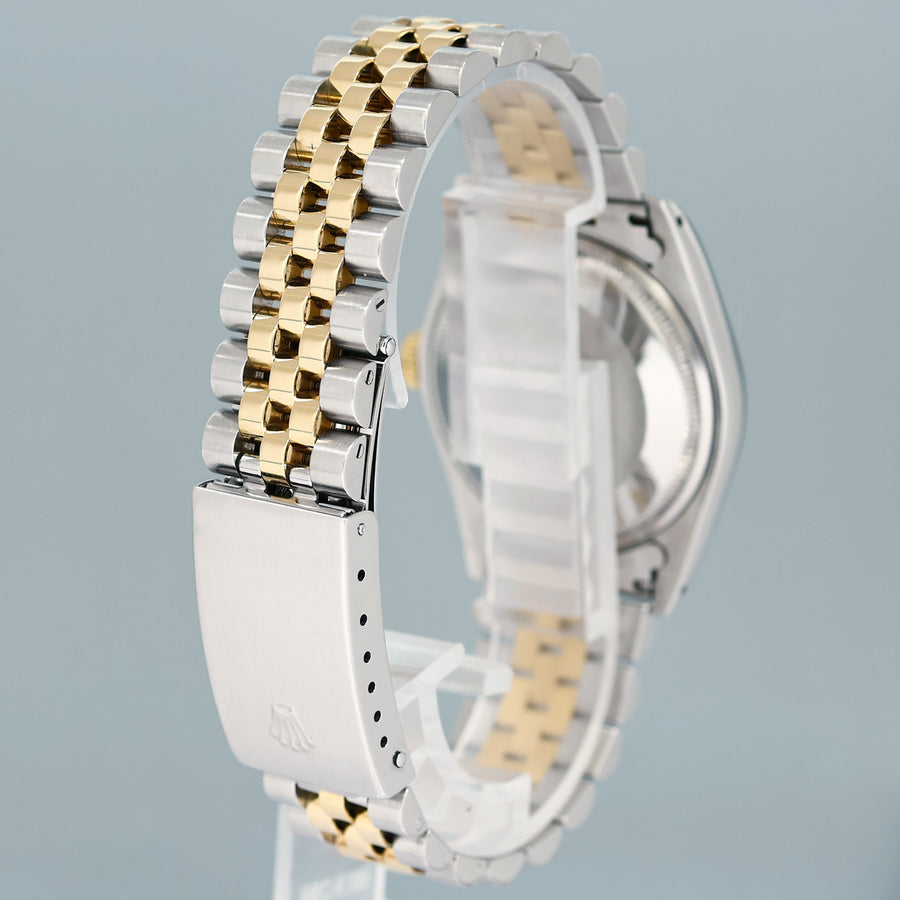 MINT Rolex Oyster Perpetual Date Two Tone Gold Champagne Jubilee Watch 1500 1505