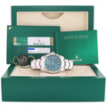 MINT PAPERS Rolex Milgauss Blue Dial Anniversary Green 116400GV Steel Watch Box