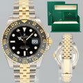 2025 NEW PAPERS Rolex 126713GRNR GMT Master II "Zombie" Gold Two Tone Jubilee Watch