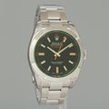 2019 Stickers New Rolex Milgauss 116400GV Black Green 40mm Anti-Magnetic Black Watch