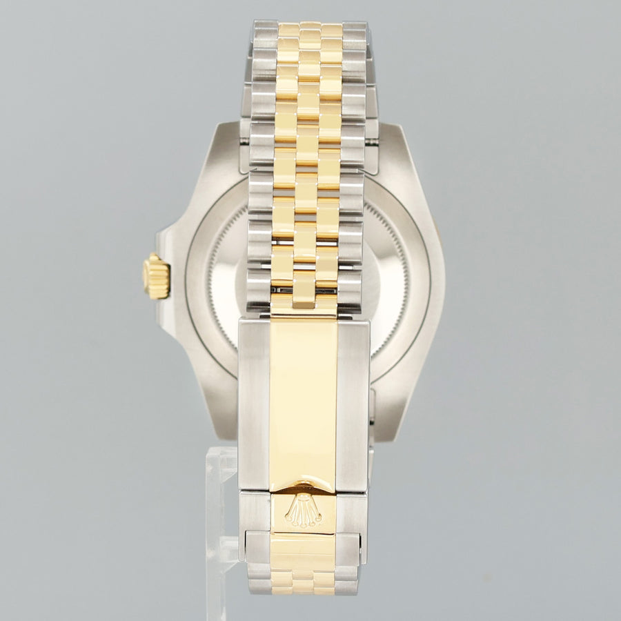 2024 NEW PAPERS Rolex GMT Master Gold Two Tone Jubilee Black 126713 Watch Box