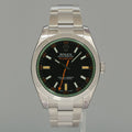 2019 Stickers New Rolex Milgauss 116400GV Black Green 40mm Anti-Magnetic Black Watch