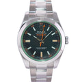 MINT PAPERS Rolex Milgauss Green Anniversary 116400GV 40mm Steel Black Watch Box