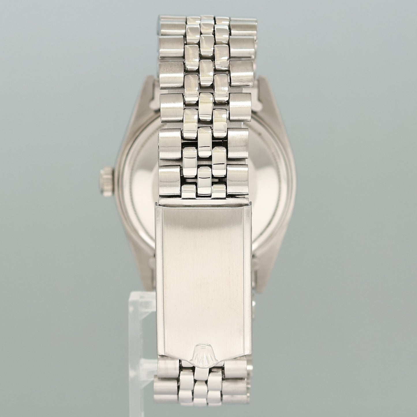 Rolex DateJust 1601 Blue Diamond Dial White Gold Jubilee Band 36mm Watch Box