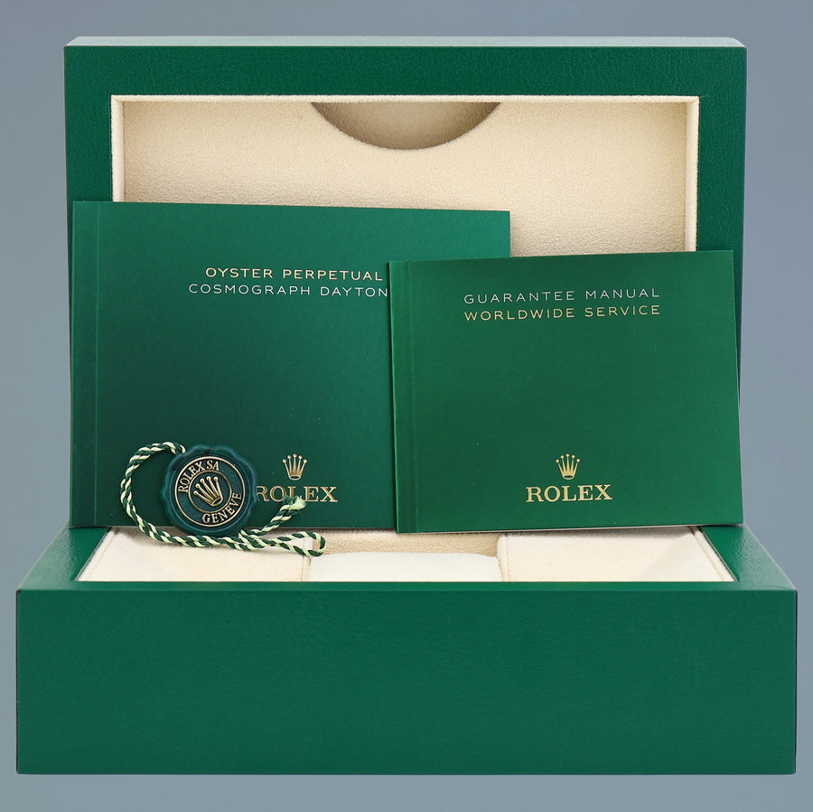 MINT Rolex Daytona Black Diamond Sapphire 116509 Cosmograph White Gold Watch