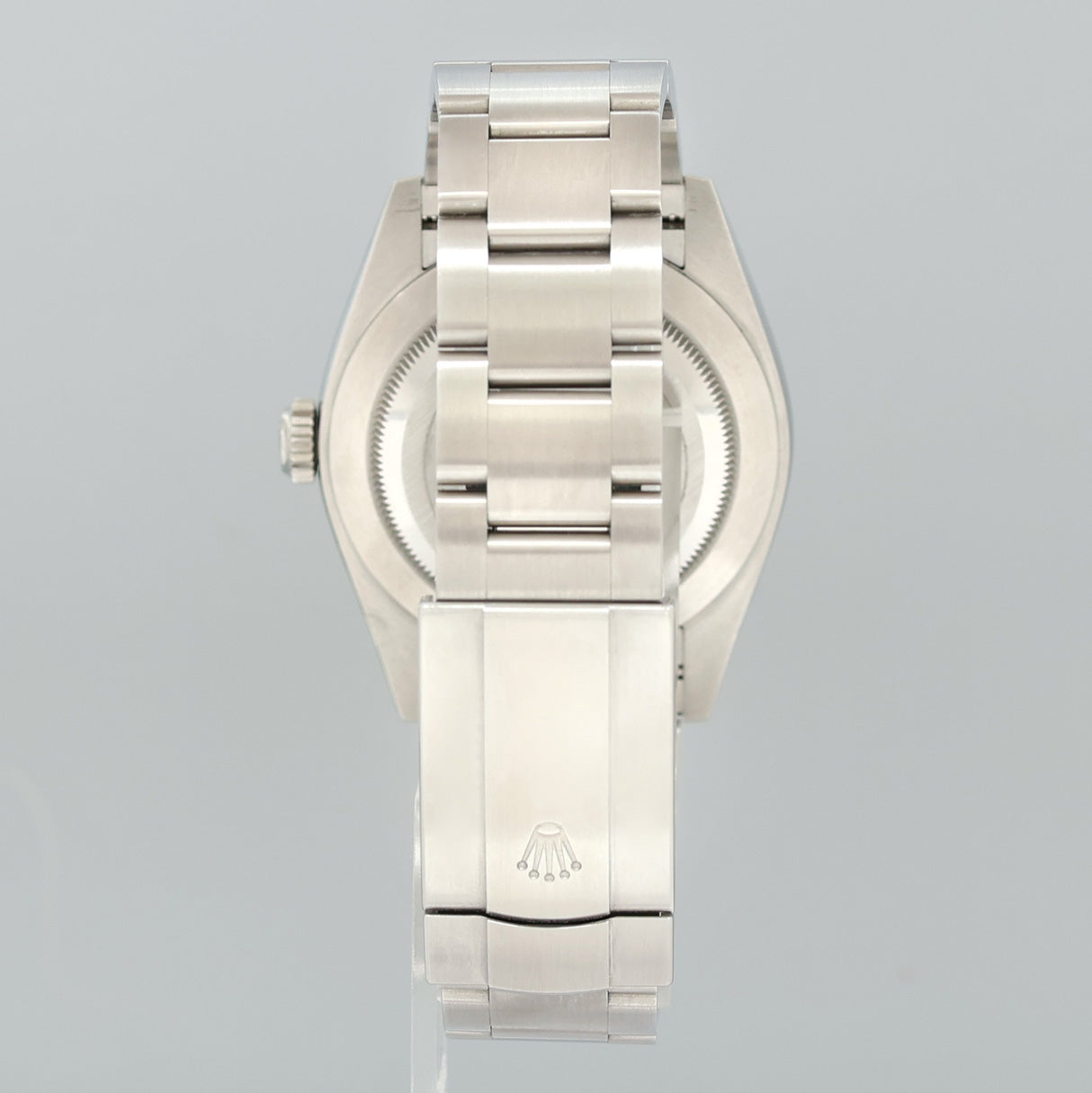 OCT 2025 NEW PAPERS 134300 Steel Rolex Oyster Perpetual 41mm Silver Stick Watch Box