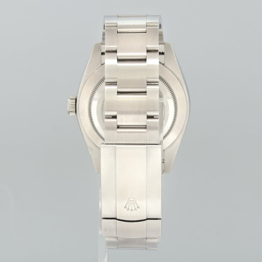 OCT 2025 NEW PAPERS 134300 Steel Rolex Oyster Perpetual 41mm Silver Stick Watch Box