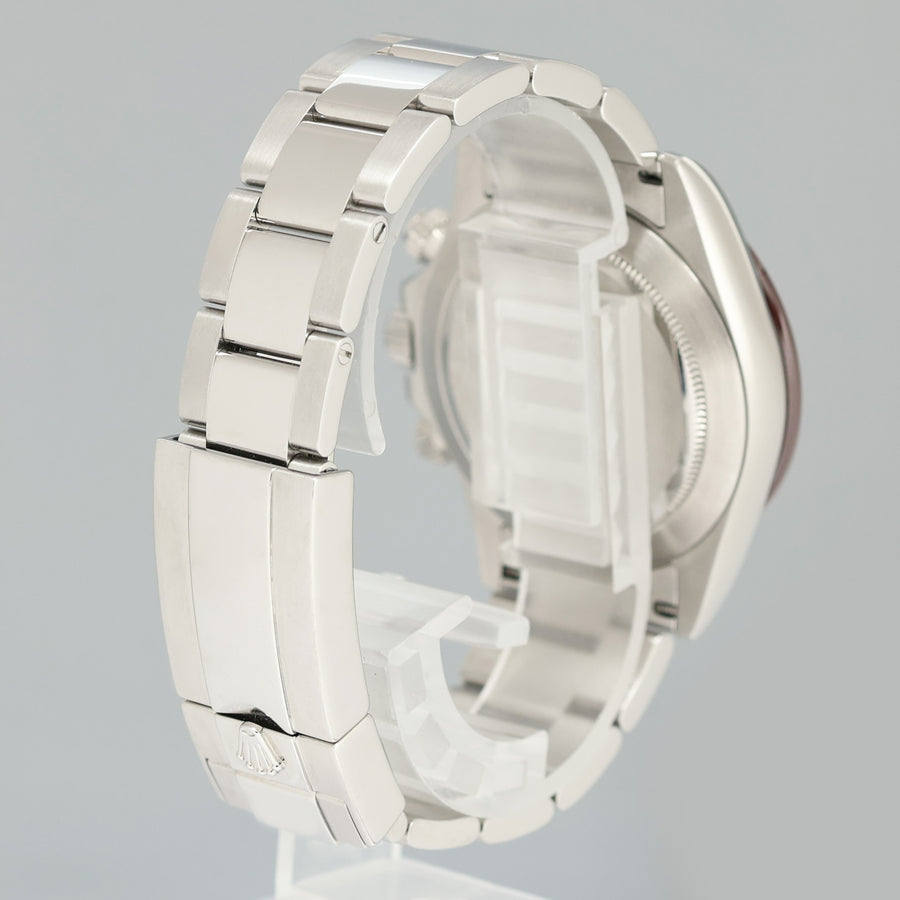 MINT 2013 Rolex Daytona 116520 Glacier Blue Diamond Steel Platona Ceramic 40mm Watch