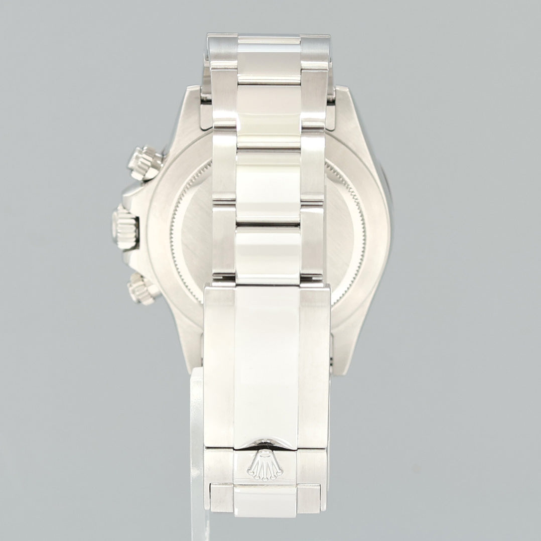 MINT 2013 Rolex Daytona 116520 Glacier Blue Diamond Steel Platona Ceramic 40mm Watch