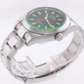 MINT PAPERS Rolex Milgauss Green Anniversary 116400GV 40mm Steel Black Watch Box
