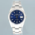 MINT PAPERS Rolex DateJust 41 Steel 126300 Blue Stick Oyster Band 41mm Watch Box