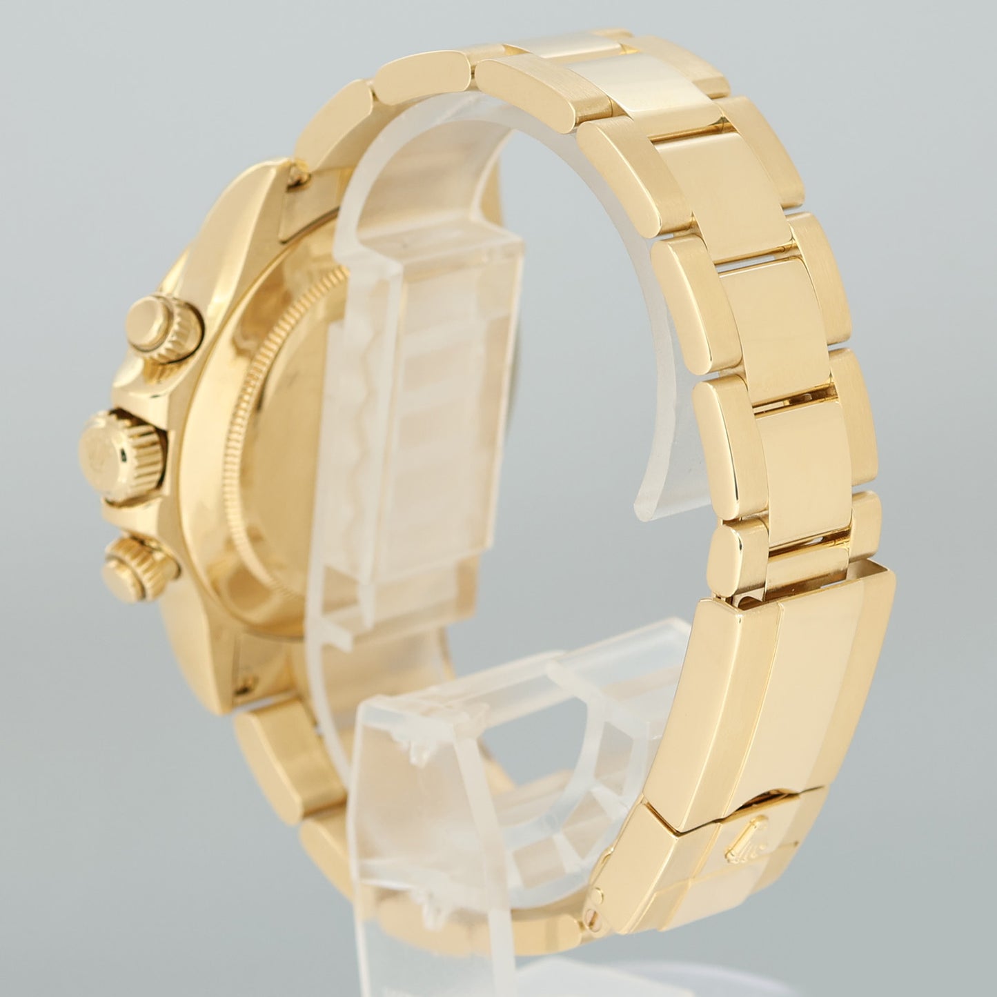 MINT Rolex Daytona 116528 MOP Mother of Pearl Chrono Yellow Gold Watch Box