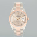 MINT 2022 Rolex DateJust 41 126301 Sundust Dial 18k Gold Two-Tone Oyster Watch Box