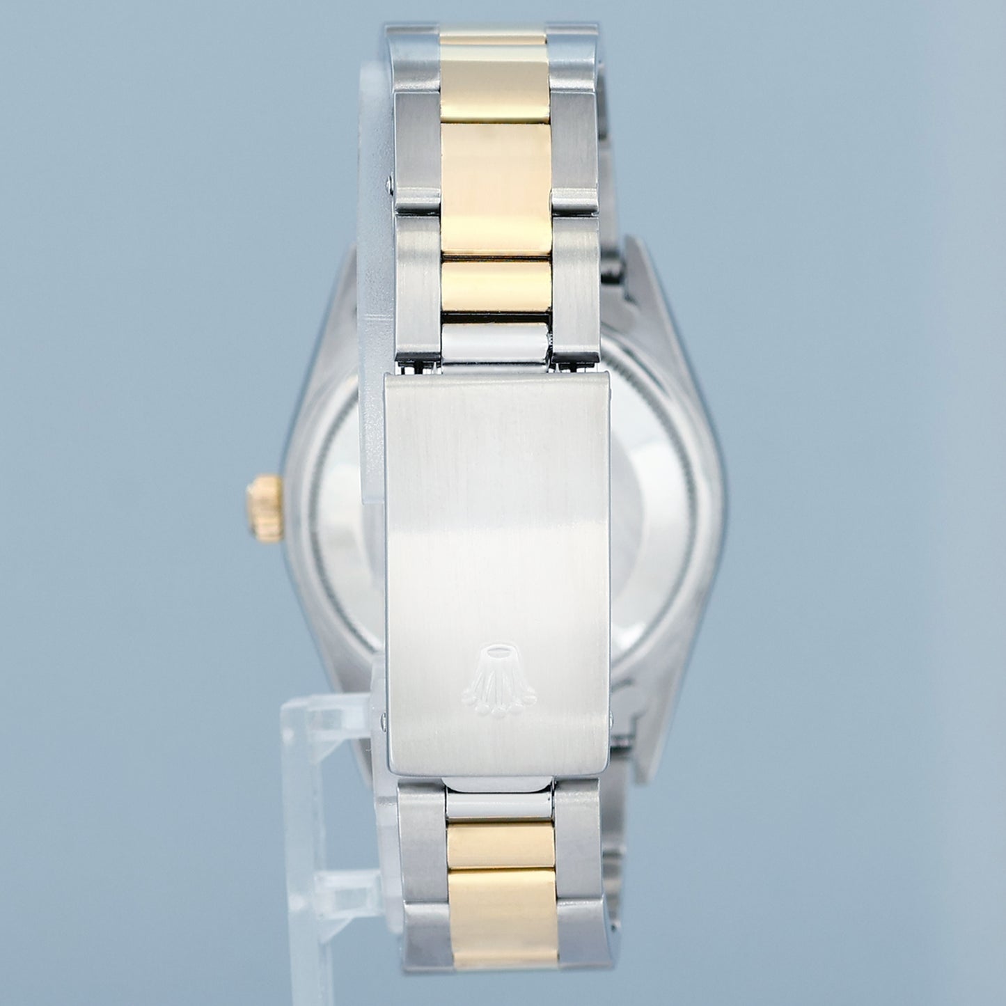 PAPERS Rolex Oyster Perpetual 34mm Black 14233 Yellow Gold & Steel Oyster Watch Box