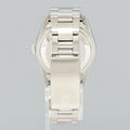 MINT Rolex Oyster Perpetual Date 34mm 15210 Steel Grey Stick Watch Box