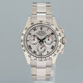 MINT 2014 Rolex Daytona Meteorite Roman 116509 White Gold Chronograph Watch Box