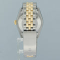 PAPERS MINT Ladies Rolex 68273 Two Tone 18k Yellow Gold Fluted Steel 31mm Pearl Diamond Watch
