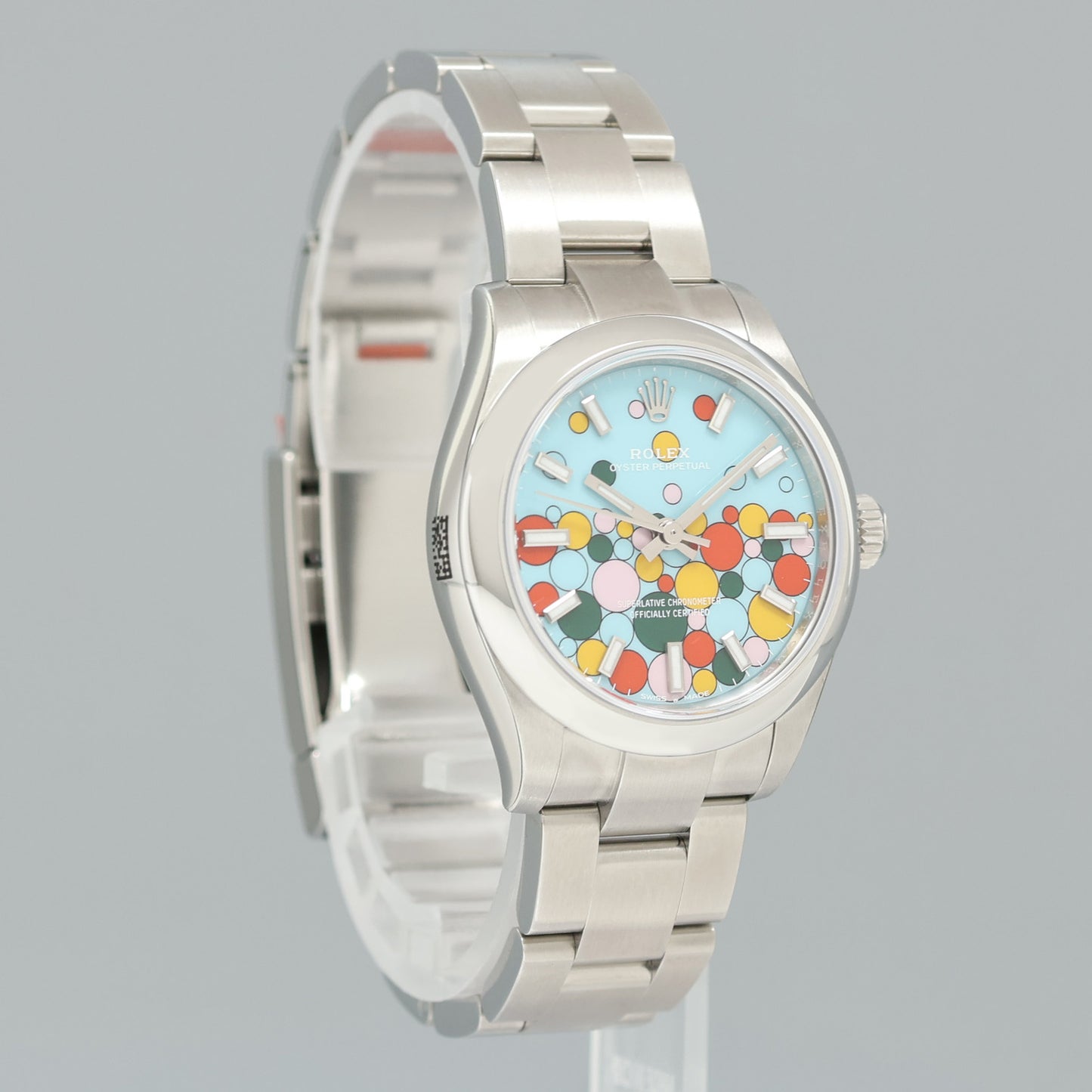 NEW STICKERED 2024 PAPERS Rolex Oyster 277200 Perpetual 31mm CELEBRATION BLUE Watch Box