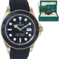 NEW 2023 PAPERS Rolex Yacht-Master 226658 Yellow Gold 42mm Oysterflex Watch Box