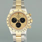 MINT Rolex Daytona 116523 Champagne Paul Newman Steel Yellow Gold Two Tone Watch