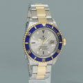 MINT PAPERS Rolex Submariner 16613 Two Tone Gold Silver Serti Diamond Watch Box