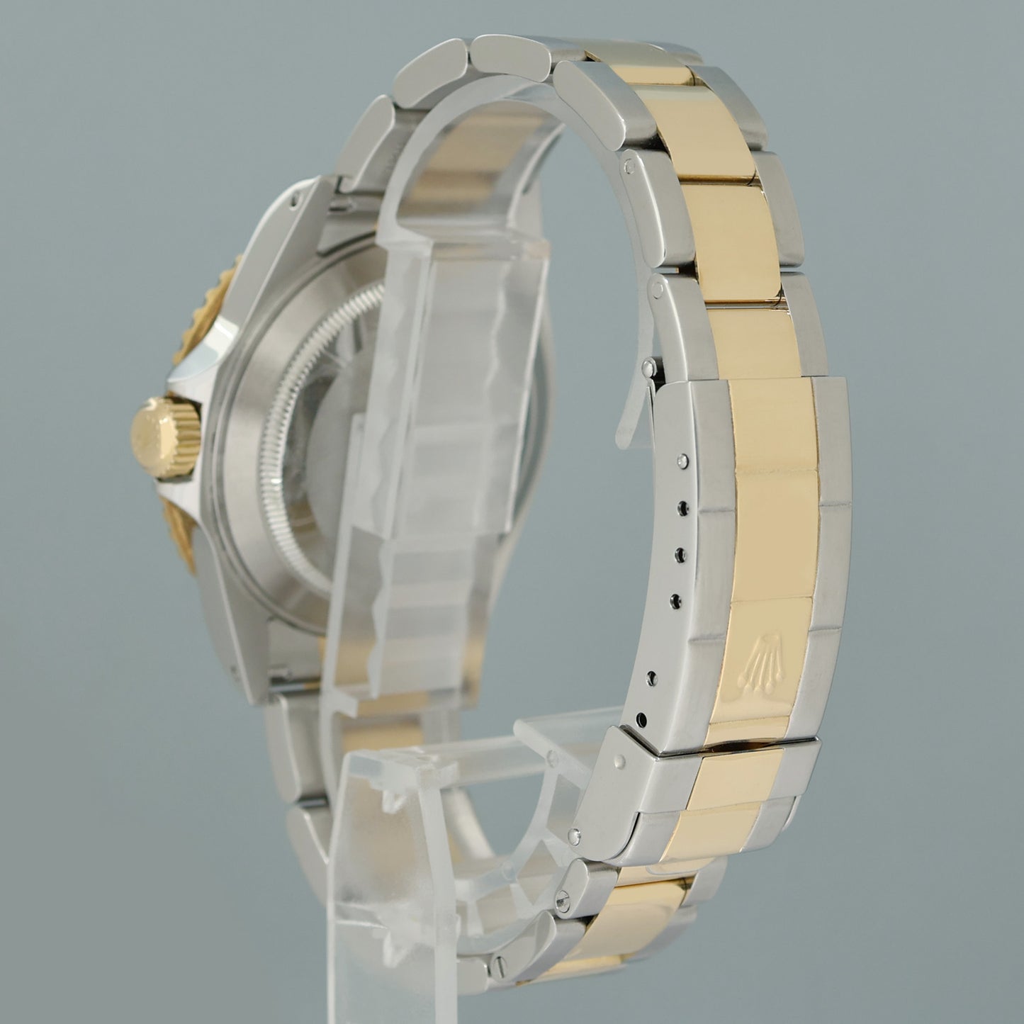 MINT PAPERS Rolex Submariner 16613 Two Tone Gold Silver Serti Diamond Watch Box