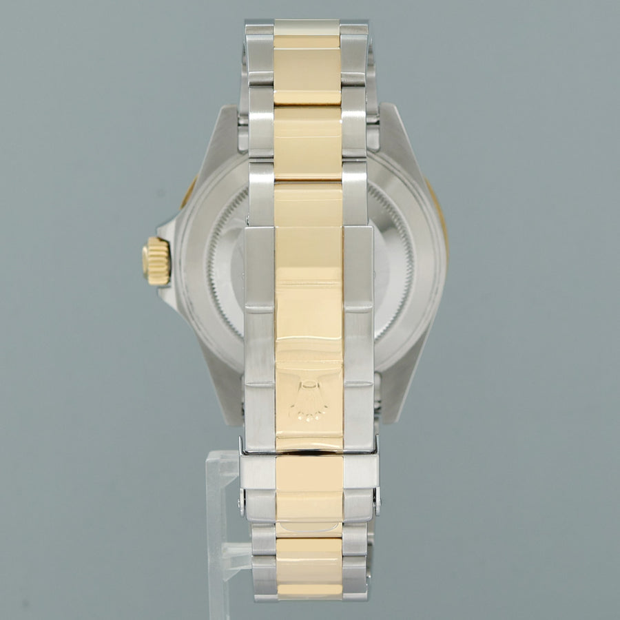 MINT PAPERS Rolex Submariner 16613 Two Tone Gold Silver Serti Diamond Watch Box