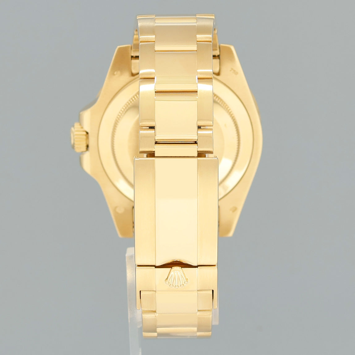 MINT 2018 PAPERS Rolex GMT-Master 2 Ceramic Green 116718 Yellow Gold 40mm Watch