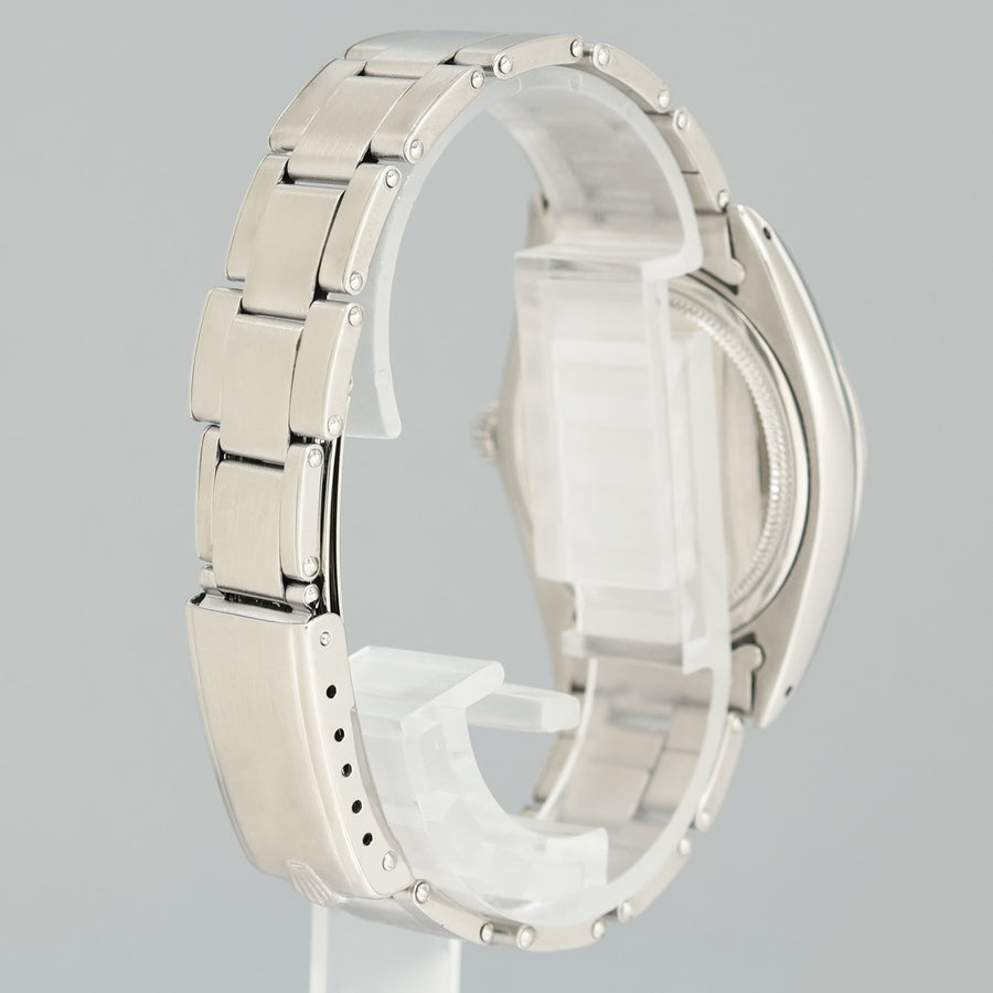 Rolex Oysterdate Steel Silver Dial Manual Wind Oyster 34mm Watch