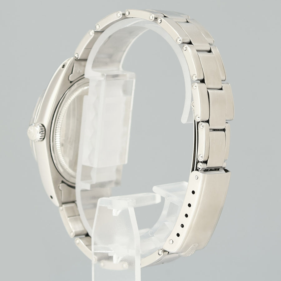 Rolex Oysterdate Steel Silver Dial Manual Wind Oyster 34mm Watch