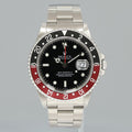 PAPERS 1999 MINT Rolex GMT-Master II Coke Red Black Steel 16710 40mm Watch Box
