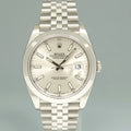 2026 NEW PAPERS Rolex DateJust 41 Steel 126300 Silver Stick Jubilee 41mm Watch Box