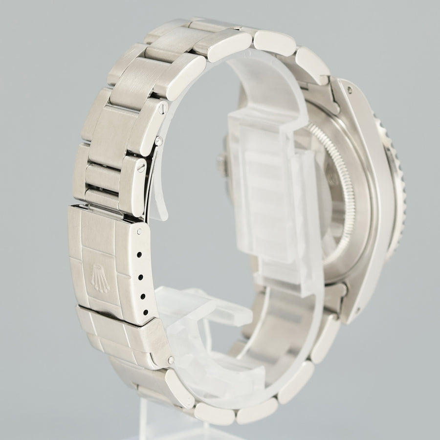 PAPERS 1999 MINT Rolex GMT-Master II Coke Red Black Steel 16710 40mm Watch Box