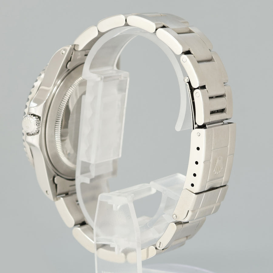 PAPERS 1999 MINT Rolex GMT-Master II Coke Red Black Steel 16710 40mm Watch Box