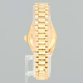 PAPERS Ladies Rolex DateJust President 26mm 6927 Yellow Gold Bark Diamond MOP Watch