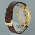 MINT Audemars Piguet AP Royal Oak Yellow Gold 15300ba 39mm White Dial Leather Watch