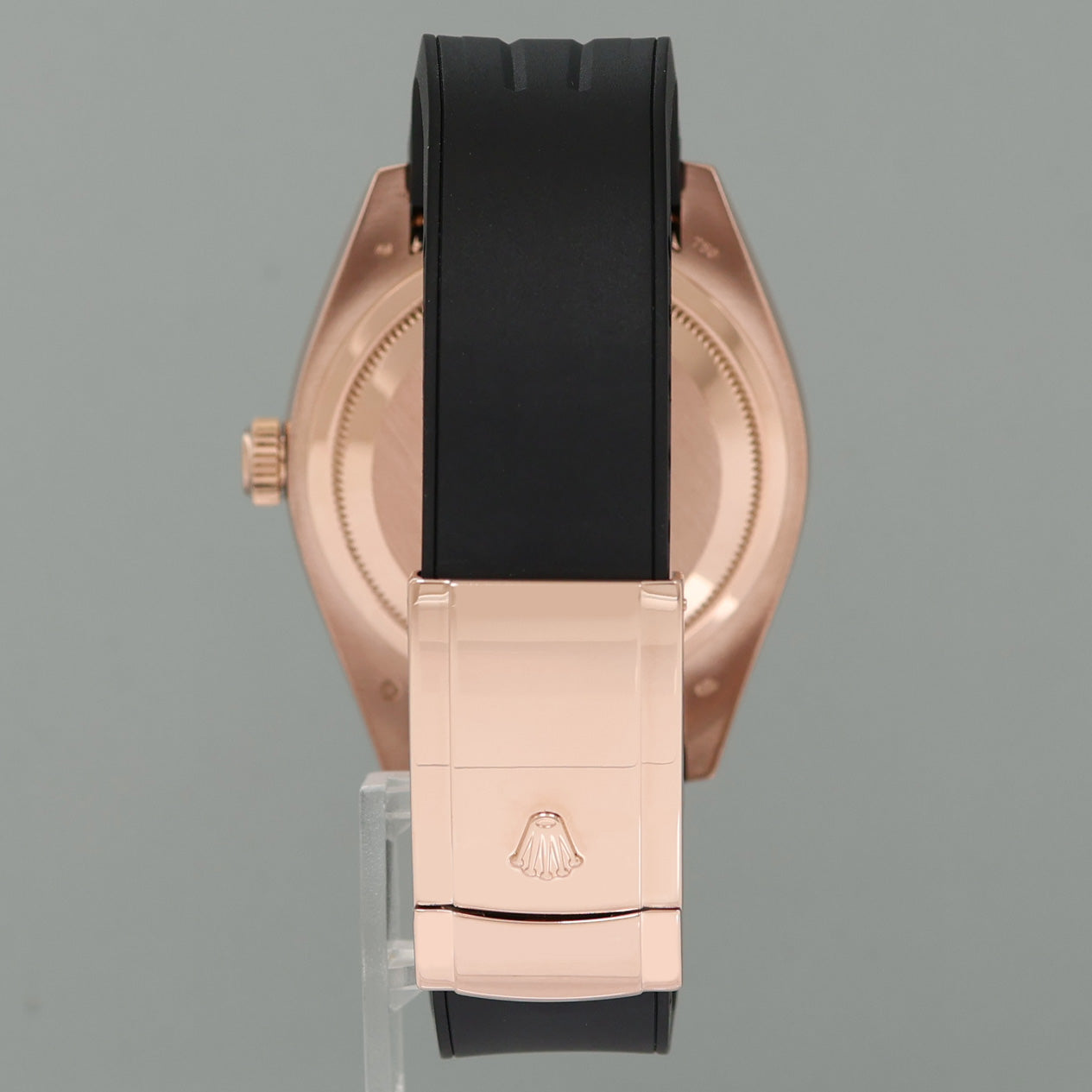MINT ROLEX SKY DWELLER ROSE GOLD 326135 CHOCOLATE 42MM RUBBER WATCH BOX