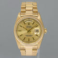 Rolex President Day-Date Champagne Stick 18038 Quickset Yellow Gold Watch Box