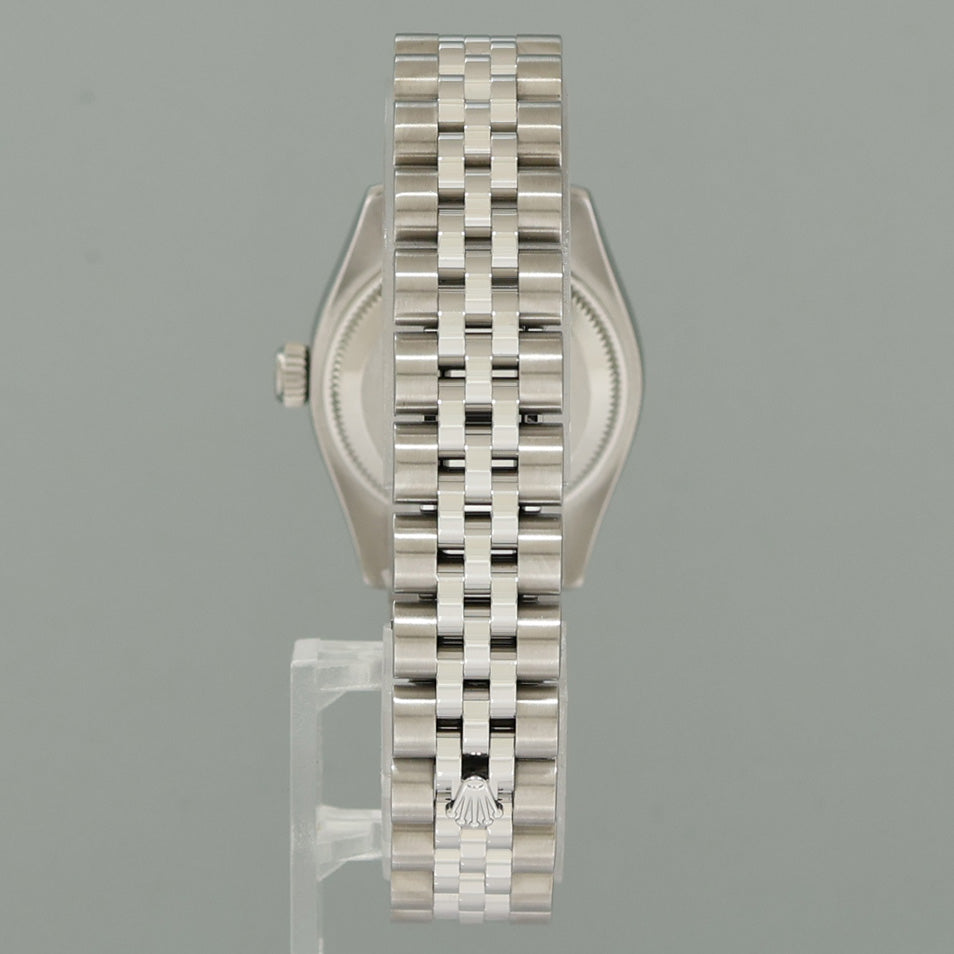 2014 MINT Ladies Rolex DateJust 179174 Blue Roman Jubilee 26mm Watch Box
