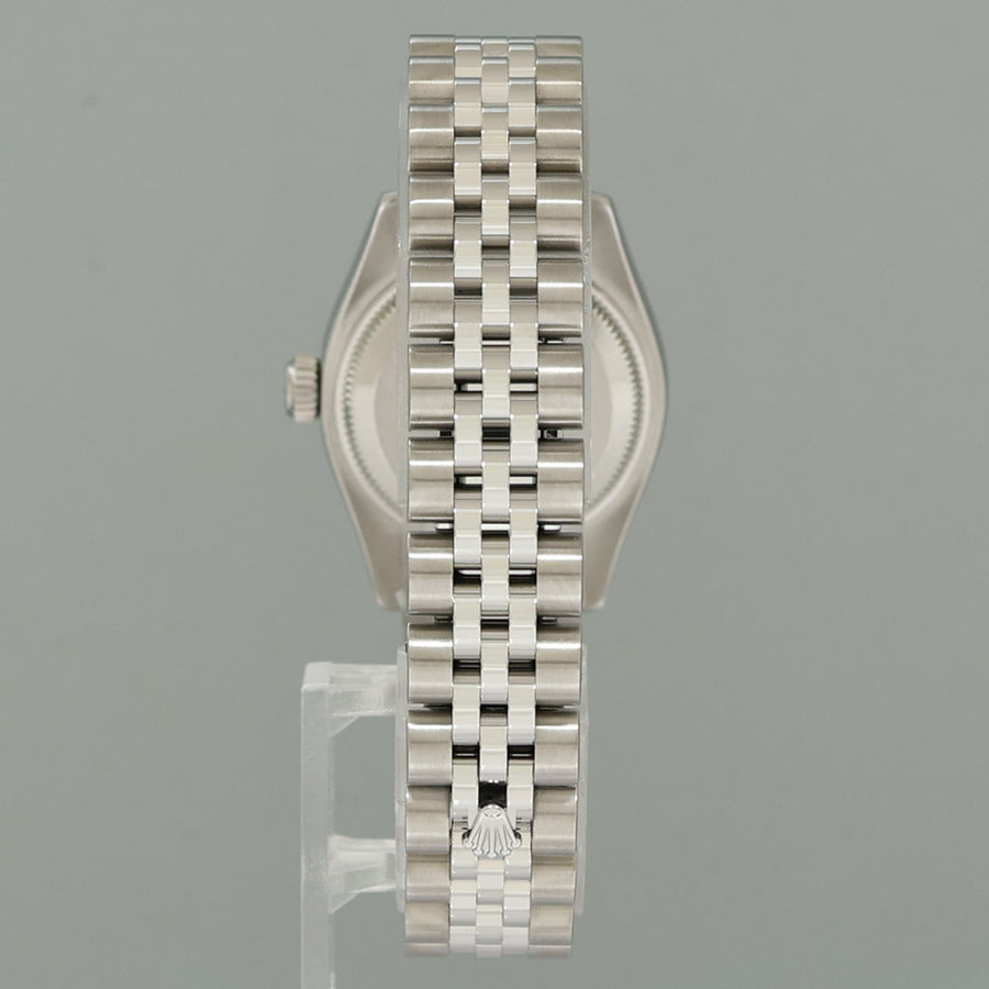 2014 MINT Ladies Rolex DateJust 179174 Blue Roman Jubilee 26mm Watch Box