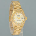 PAPERS 2004 Ladies Rolex DateJust 79178 President 26mm Yellow Gold White Roman Watch